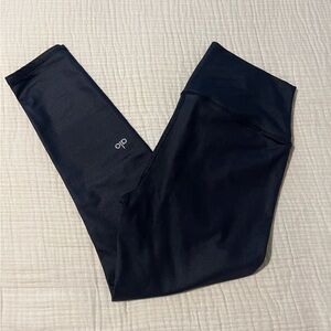 All airbrushed leggings in black